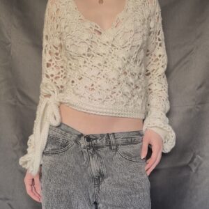 Wrap sweater